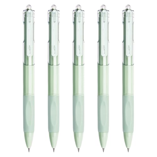 Set de 5 bolígrafos gel negro 0.5 mm retráctiles miniatura 6