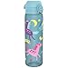 Price comparison product image Ion8 Water Bottle, 500ml/18oz, Slim Leak Proof & BPA-Free Drinking Bottle, Secure Lock Prevents Spills, Dishwasher Safe, Carry Handle, Ideal for Adults & Kids - Travel, Gym & School, Blue, Unicorns