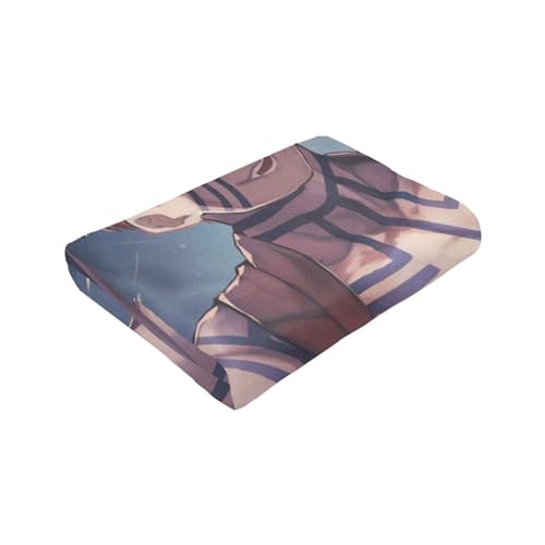 Amazon｜猗窩座 北欧風 毛布 ブランケット シングル 掛け エアコン