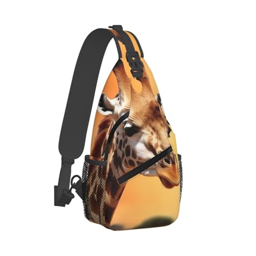 Bolso cruzado de pecho para hombre tipo sling negro miniatura 2