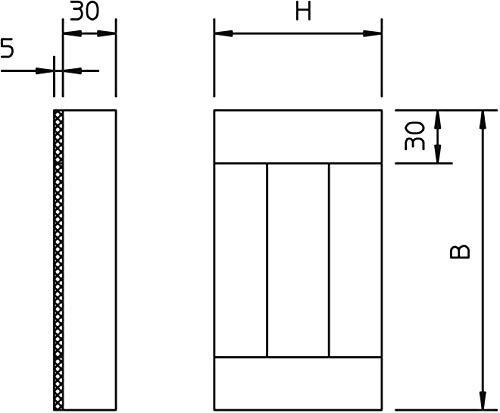 Plaque terminale BSK I90 E30 solution d'étanchéité pour fin de gaine