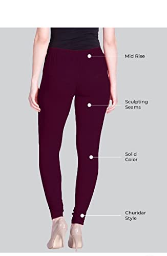 Image of Women's Cotton Chudidar Leggings | Stretchable | High Rise | Full Length | Soft & Comfortable | Ethnic Wear Bottom