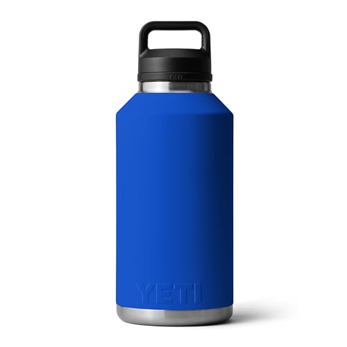 Image of YETI Rambler 64 oz Bottle, Vacuum Insulated, Leakproof, Stainless Steel with Chug Cap, Royal Blue