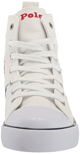 POLO RALPH LAUREN Boy's Hamptyn Hi Ii White Mlt RPT Pp Sneaker2