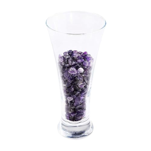 Image of WAYBER 2 Lbs /920g Natural Purple Amethyst Quartz Crystal Stones Irregular Decorative Pebble Rock Sand for Aquarium /Fish Turtle Tank /Vase Fillers /Air Plants /Succulent Plants Decor (Fill 2 Cups)