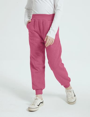 Image of AMEBELLE Boys Girls' Winter Warm Jogger Pant Fleece Lined Elastic Waist Sweatpants