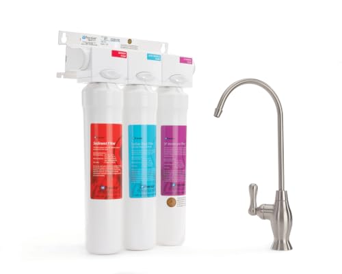 Image of Watts Premier Annual Pure UF-3 5-Pack Filter Kit for 3-Stage Ultra Filtration and RO Pure Reverse Osmosis System, Push Button, 2 Sediment Filters, 2 LVOC Carbon Filters, UF Membrane, WQA Certified