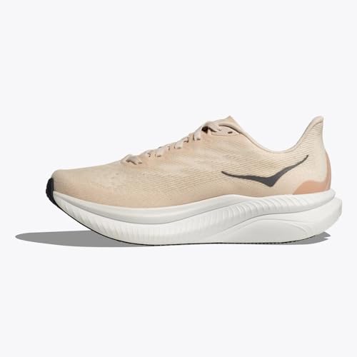 Image of Hoka Women's Mach 6 Eggnog /Vanilla 8 Medium