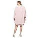 S.L. Fashions Women's Long Sleeve Chiffon Short Cocktail Dress, Mother of the Bride Gown (Plus Size), Faded Rose, 22W
