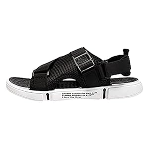 IQYU Schoenen sneakers voor heren mannen sport sandalen mode effen casual ademende pantoffels schoenen voetbalschoenen heren 42