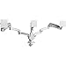 Chief MNT 3 Disp Hardware Mount Silver (K1C330S)