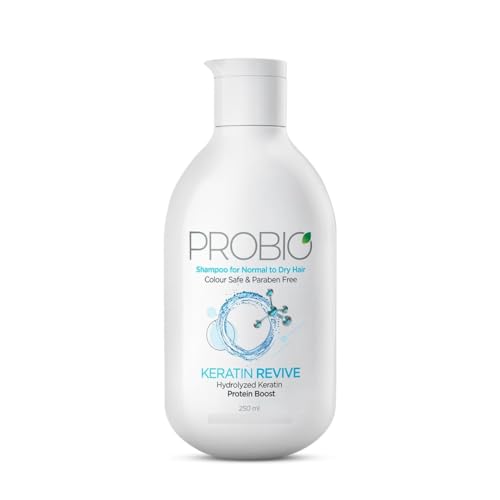 Image of Pro-bio Keratin Revive Shampoo (250ml) | For Normal to Dry Hair