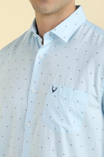 Image of Allen Solly Men Cotton Blend Regular Fit Shirt