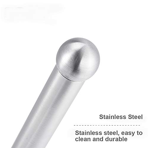 Dawner Countertop Stainless Steel Paper Towel Holder Modern Stand Up, Easy One-Handed Tear Kitchen Paper Towel Dispenser With Heavy Base For Standard Paper Towel Rolls, Decorative Brushed Nickel #TOP1