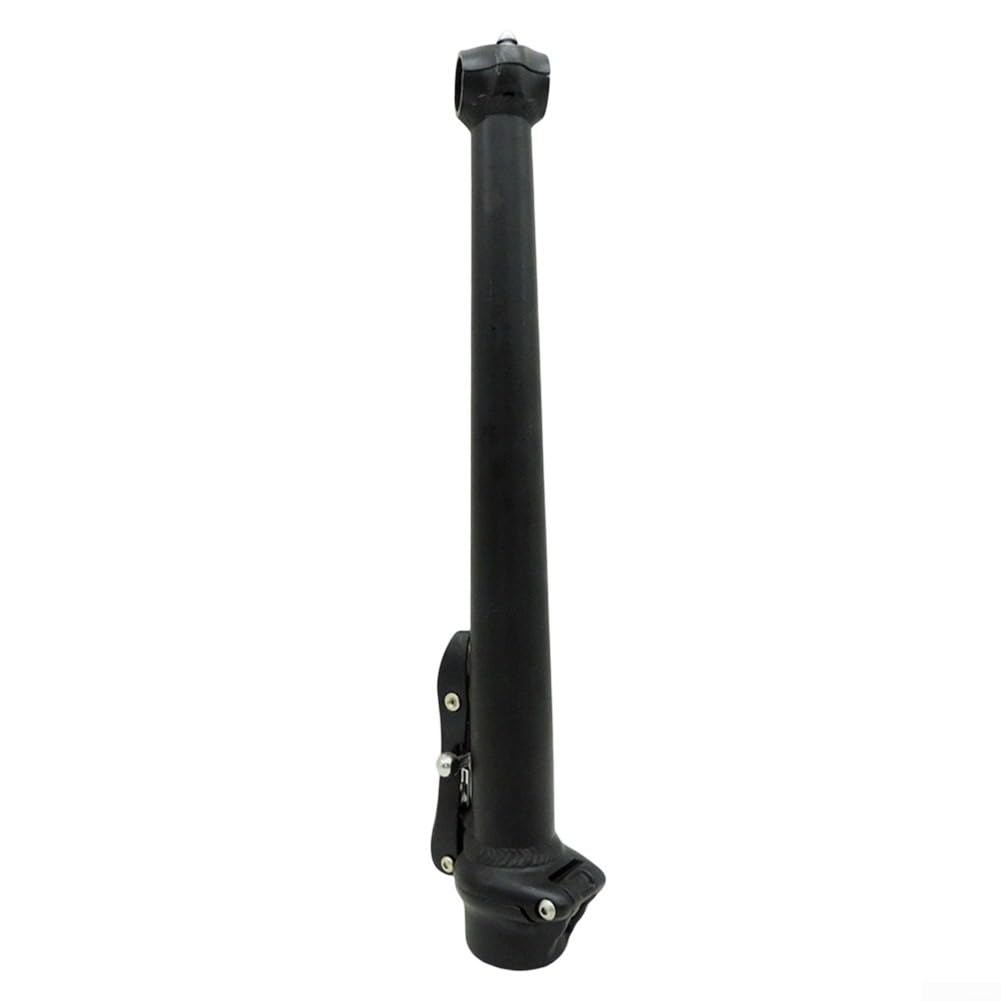 Riser per manubrio pieghevole in lega per biciclette elettriche a piega destra con diametro di attacco da 28,6 mm e compatibilità con manubrio da 25,4 mm (nero)