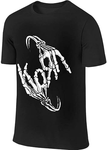 Korn Band Skeleton Sign Bone Logo - Camiseta para hombre, Negro , L