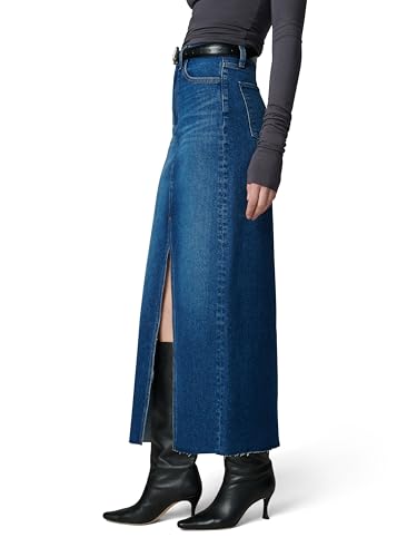 Joe's Jeans Women's The Eva High Rise Maxi Denim Skirt with Front Slit2