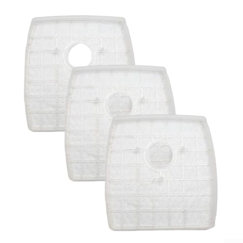 EffiFish SilverCrest M690 - Repuesto de aspiradora WAP W310, juego de filtros lavables con captura de polvo fina para aire limpio y fresco del hogar, 3 unidades