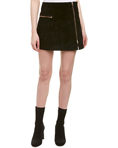 [blanknyc] Women s Suede Mini Skirt, onyx, 25