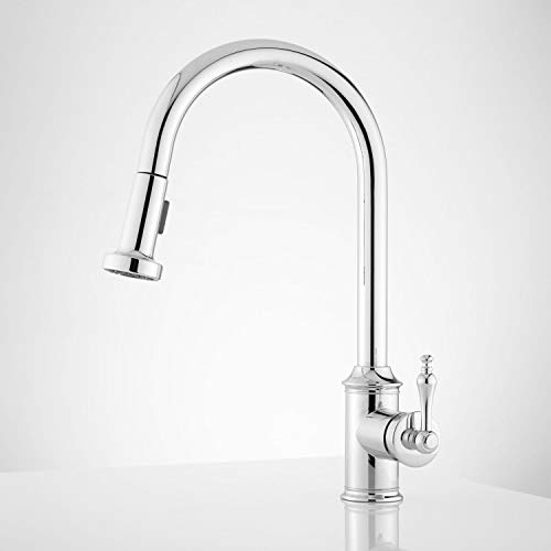 Signature-Hardware-434080-Southgate-Pull-Down-Kitchen-Faucet-Antique-Copper Signature Hardware 434080 Southgate Pull Down Kitchen Faucet Antique Copper