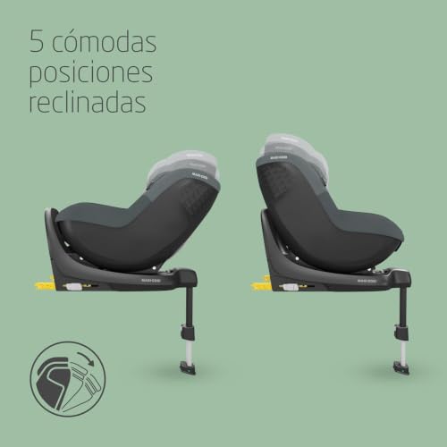 Miniatura 3 de Maxi-Cosi Pearl S i-Size, Silla Coche Bebé, 3 M-4 A, máx. 18 kg, 61-105 cm, Silla Coche Niño, 5 Posiciones Reclinación, Arnés Fácil de Poner, Protección Impactos Laterales G-CELL, Tonal Graphite