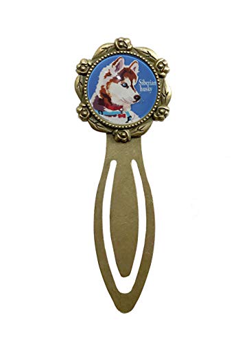 シベリアンハスキー ブックマーカー クリップ イヌ ブックマーク しおり 犬