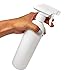 Mozza Plastic Refillable Bottle 16 oz for Multiple uses, Adjustable mist Trigger Sprayer from Fine Mist to Stream for Hair Cleaning Solutions Gardening Plant 6-Pack
