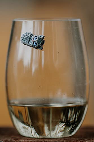 Simply Charmed Cat Wine Charms Or Drink Glass Markers - Magnetic - Great Birthday Or Hostess Gift For Cat Lovers - Set Of 6 Cute Kitty Glass Identifiers #TOP5