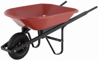 Ames PW4UT24 Wheelbarrow, Poly Tray, 4 Cu. Ft. - Quantity 24