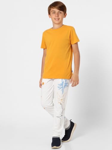 Image of Double F Branded Cotton Bio wash Round Neck Half Sleeve Solid T-Shirt for Boys and Baby