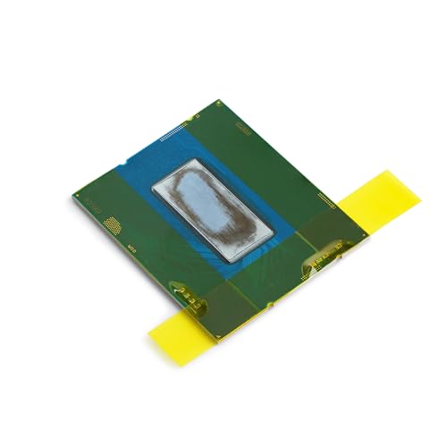 Thermal Grizzly - Kapton Isolierfolie - 50x Streifen (10x60mm) - 40µm dicke Hochtemperatur-Polyimidfolie für CPU/GPU Tim-Schutz zur sicheren Montage von Conductonaut (Extreme), Kryosheet und Carbonaut