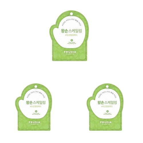 Frudia Parche facial Uvas verdes Peeling Pad Green Grape. (Paquete de 3)