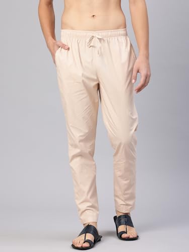 Image of Majestic Man Men's Regular Fit Mid Rise Casual Style Pure Cotton Pyjama Bottom