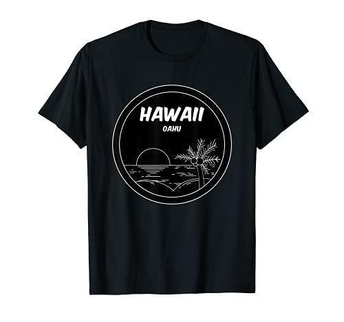Hawaii Aloha Beach Surfer OAHU USA souvenir holiday vacation Camiseta