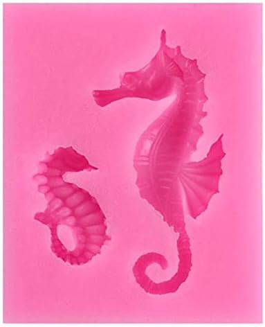 Miniatura 4 de Molde de silicona de caballo de mar Fondant Sugarcraft Cake Decorating Tools Chocolate Gumpaste Jelly Mold