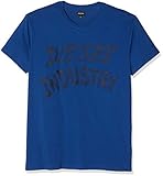 Diesel Men's T-Aethalas T-Shirt,  Blue, Medium