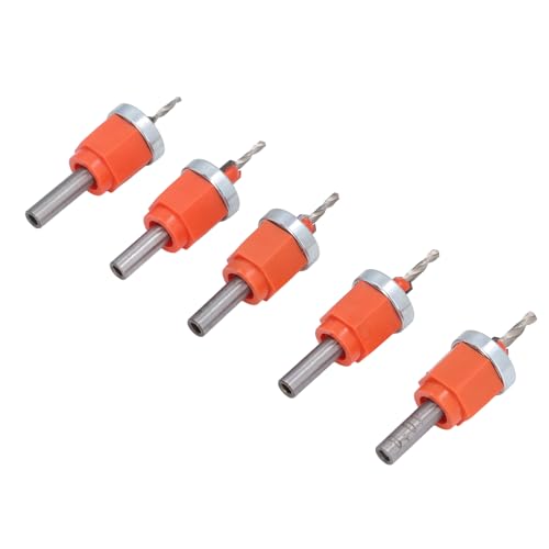 Countersink Drill Bit Set including Adjustable Depth Stop, 5 Pieces, for Wood and Plastic 2.8mm to 4.0mm - Image 3