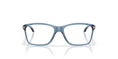 Image of Oakley Youth Unisex Kids OY8010 Cartwheel Rectangular Prescription Eyewear Frames, Polished Clear /Demo Lens