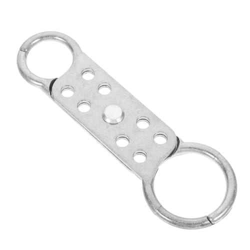 CIYODO 8 Safety Buckle Lock Fireproof Lockout Hasp Safety Lock Hasp Factory Safety Lock Hasp Lock Pad Lock Lockout Device Padlock Universal Lock Safe Lock Aluminum Silver