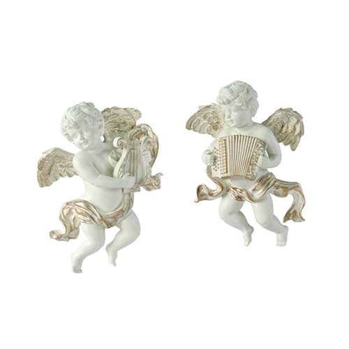 Décoration murale ange lot de 2 pour habiller un mur vide sans encombrer
