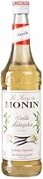 Monin Sirup Vanille aus Madagaskar (1 x 0,7l) - Klassisches Vanillearoma für Kaffee, Cocktails und Desserts – Vanille ohne künstliche Zusatzstoffe