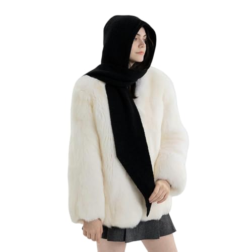 Écharpe tricotée femme et cache-cou chaud pour automne hiver