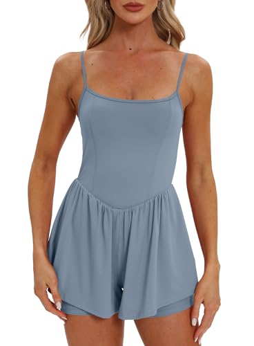 Beaully Jumpsuits for Women Casual Summer Rompers Sleeveless...