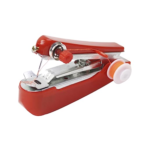 Veemoon Máquina de Coser Portátil Mini Inalámbrica Roja Multifunción para Costura Hogar y Viaje, Ligera Compacta Práctica para Uso Doméstico y Reparación Rápida Color Aleatorio Veemoon Máquina de Coser Portátil Mini Inalámbrica Roja Multifunción para Costura Hogar y Viaje, Ligera Compacta Práctica para Uso Doméstico y Reparación Rápida Color Aleatorio
