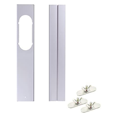 2Pcs Window Slide Kit Plate Exhaust Hose Tube Connector Kit for Portable Air Conditioner (6# Upgraded version 2pcs Slide Kit Plate MAX 110cm/43.3inch) Cover