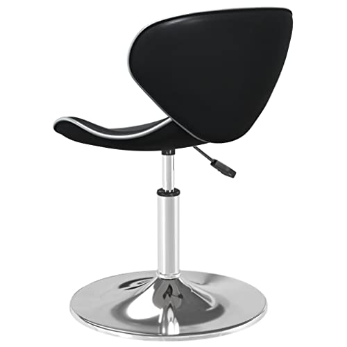 Tabouret de bar en cuir synthétique et acier chromé robuste - 6