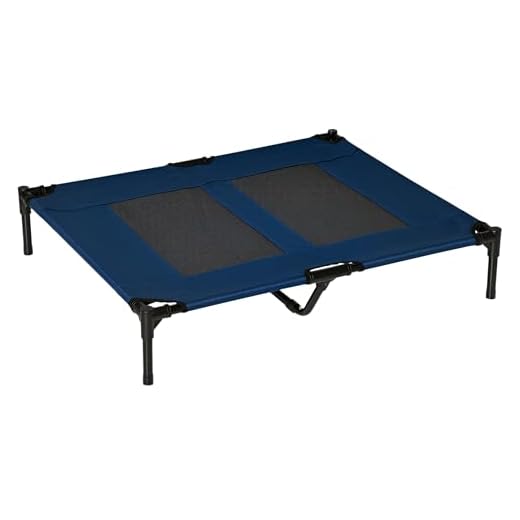 PawHut Hundeliege Schlafplatz Hundebett Katzenbett Blau 92 x 76 x 18 cm