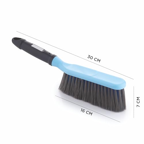 Image of Homeor Dustpan with Multi-Purpose Dusting Brush, Dust Pan Set, Brust Set for Cleaning, Cleaning Combo Set, Portable & Easy to Store, Blue