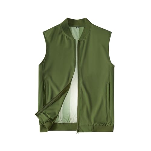Lightweight Vest for Men Outerwear Casual Sleeveless Summer Jacket Outdoor Hiking Travel Golf Vest with Pockets