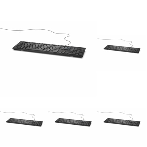 Dell Multimedia USB-A Keyboard-KB216 - UK (QWERTY) - Black (Pack of 5)
